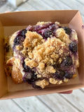 Blueberry Vanilla Cream Rolls! 4pack!