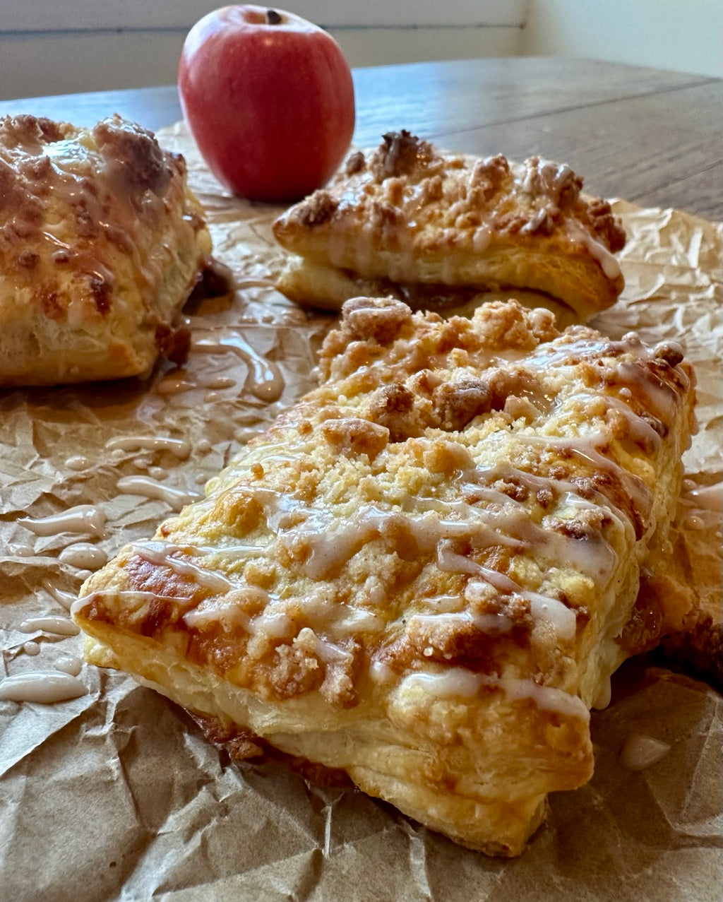 Brown Sugar Apple Puff Pastries!