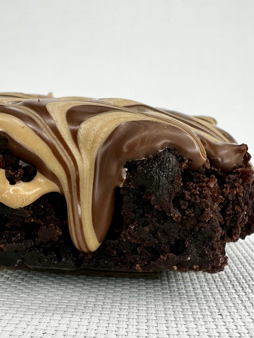 Chocolate and Peanut Butter Swirl - Big Ol' Friggen Brownie